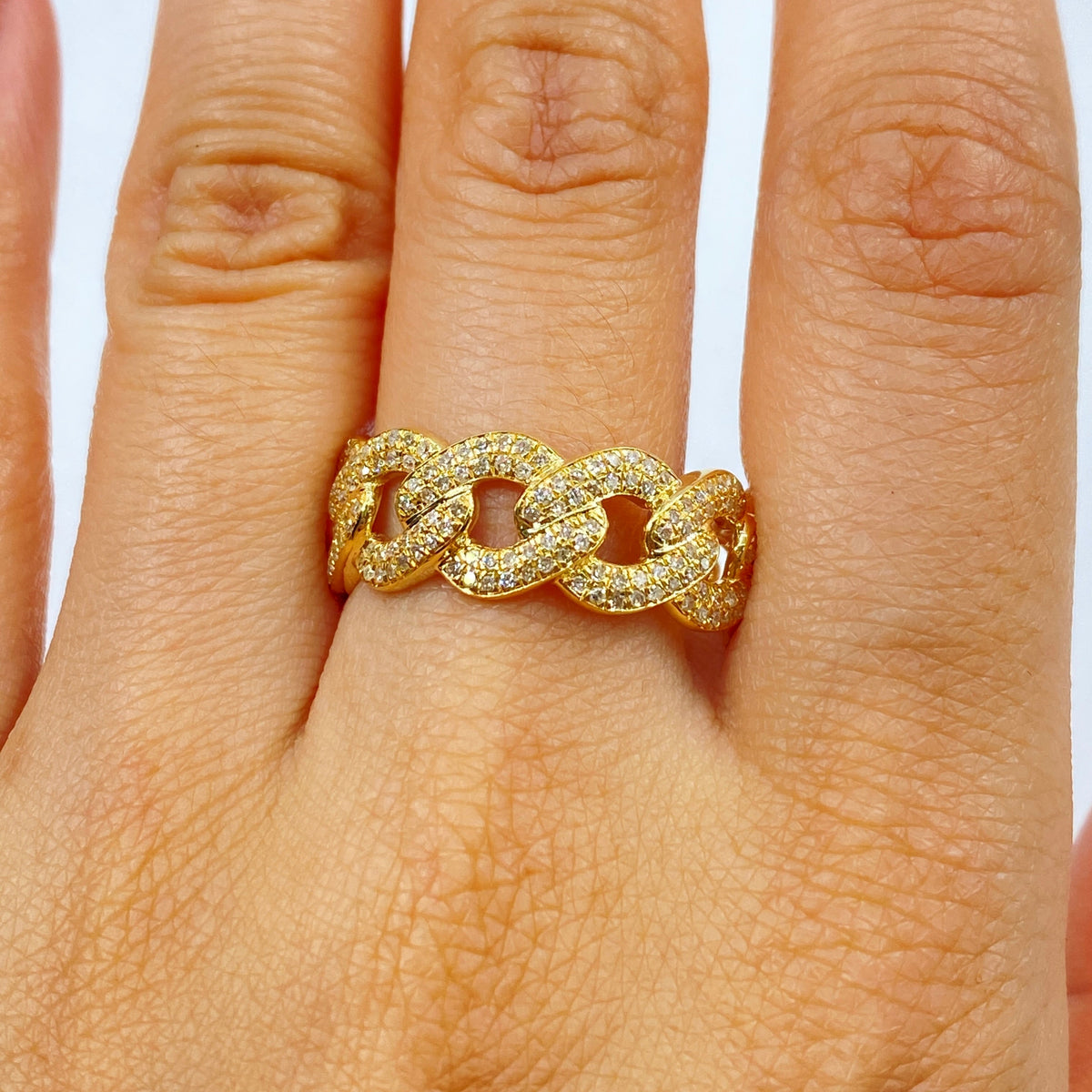 Cuban Link Infinity Diamond Ring - additional product view 7