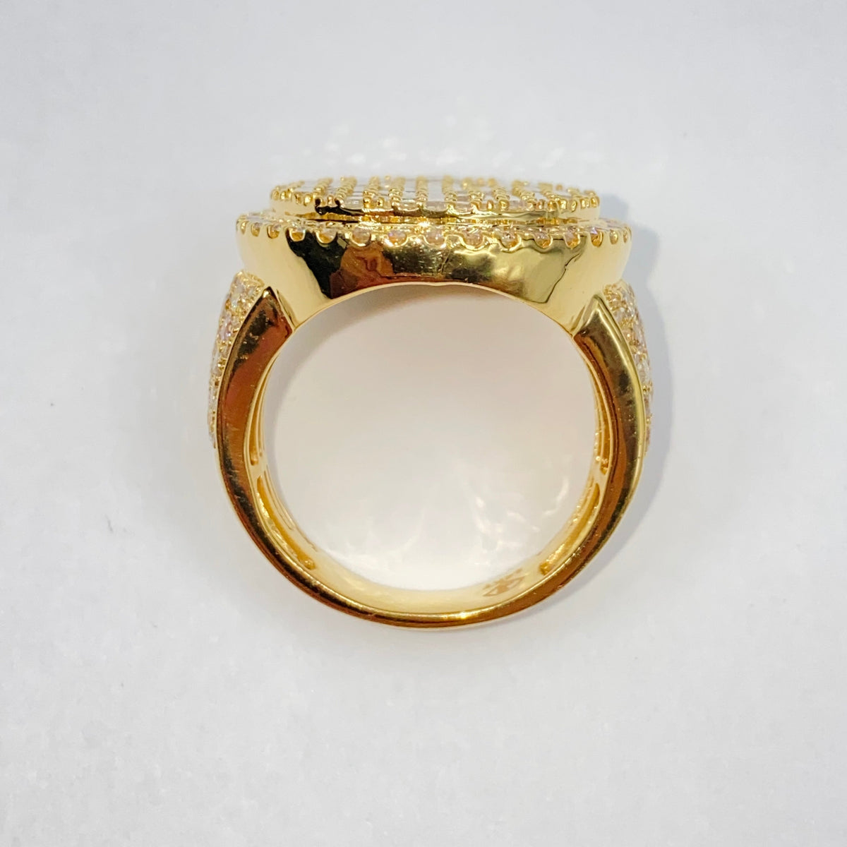 14K Gold 22.3M Circle Diamond Ring - additional product view 9