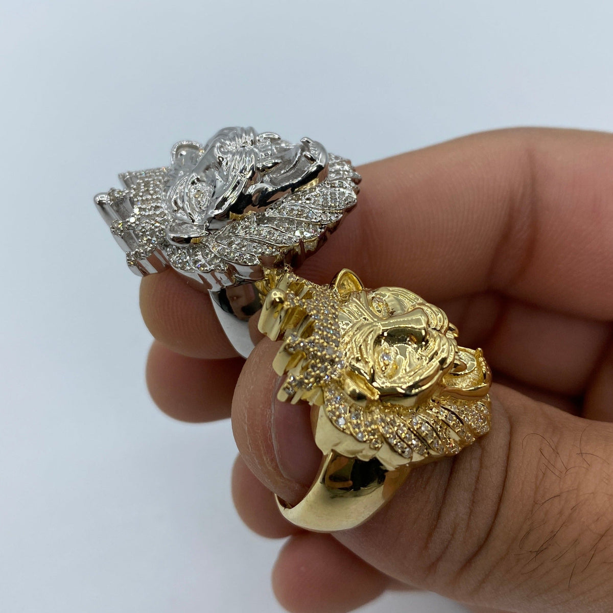 10K Gold King of the Jungle Diamond Ring - additional product view 6