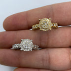 14K Gold Jumbo Diamond Engagement Ring - additional product view 2