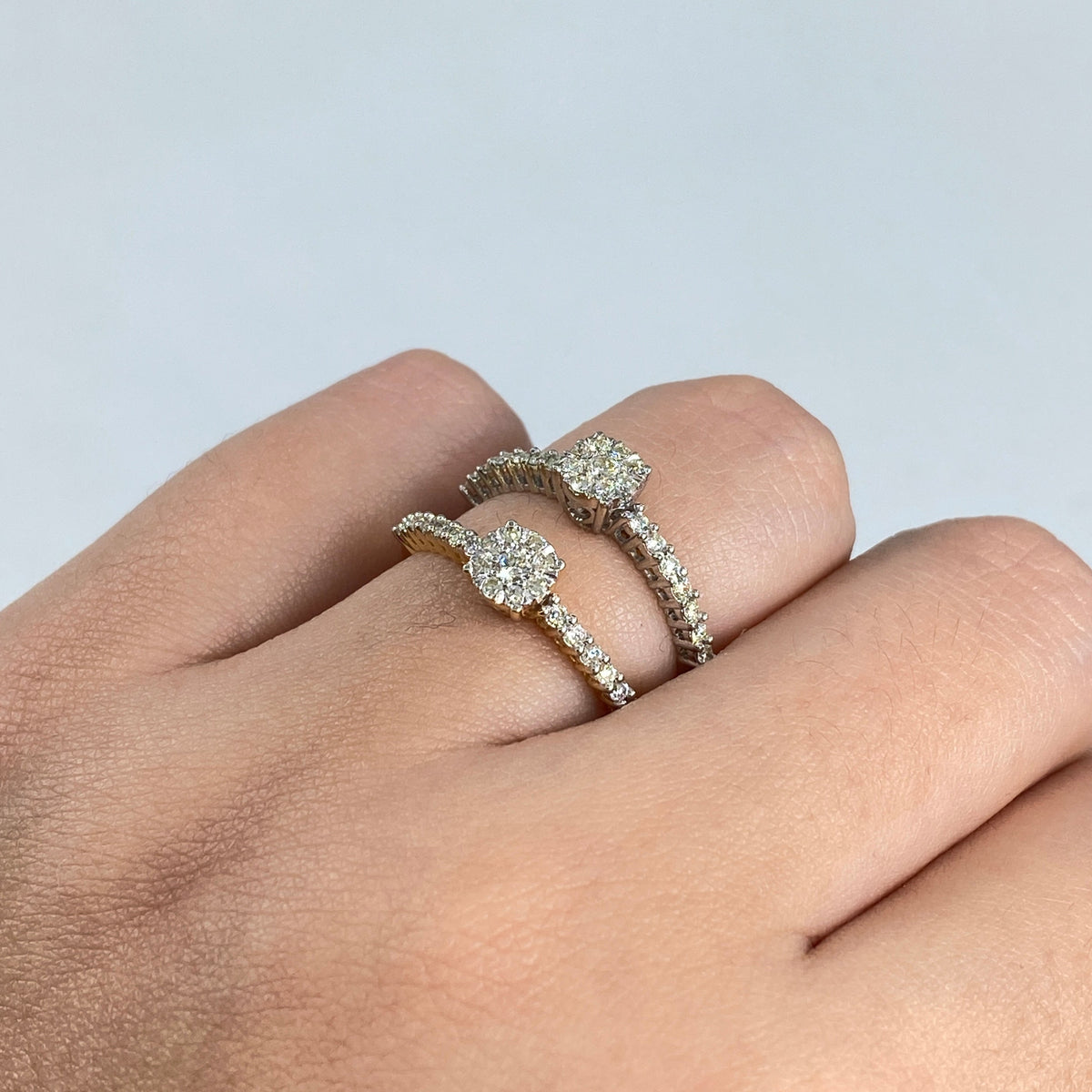 14K Gold Diamond Cherish Engagement Ring - main product photo