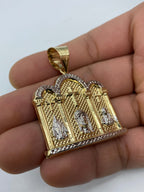 14K Gold Cathedral Pendant - additional product view 3