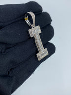 Initial I Baguette Diamond Pendant - additional product view 4