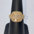 14K Gold Champion Square Diamond Baguette Ring - additional product view 6