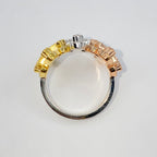 10K Gold Holy Trinity Cross Diamond Ring - additional product view 8