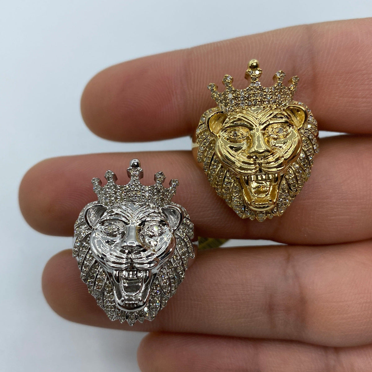 10K Gold King of the Jungle Diamond Ring - main product photo