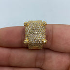10K Gold Castle Diamond Ring - additional product view 4