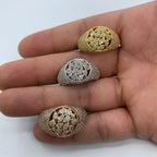 10K Gold Floral Round Diamond Ring - additional product view 6