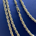 10K 4.0mm Rope Chain in White Gold 18–24 in - additional product view 4