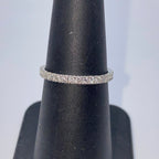 2.2mm Platinum Diamond Band Ring - additional product view 4