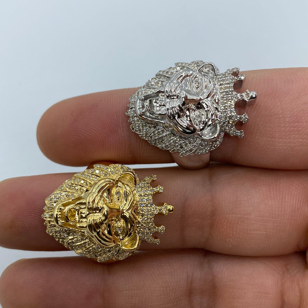 10K Gold King of the Jungle Diamond Ring - additional product view 5