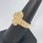 14K Gold Ankh Diamond Ring - additional product view 7
