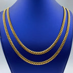 14K Gold 6.2mm Solid Miami Cuban Link Chain 24–26 in - additional product view 2