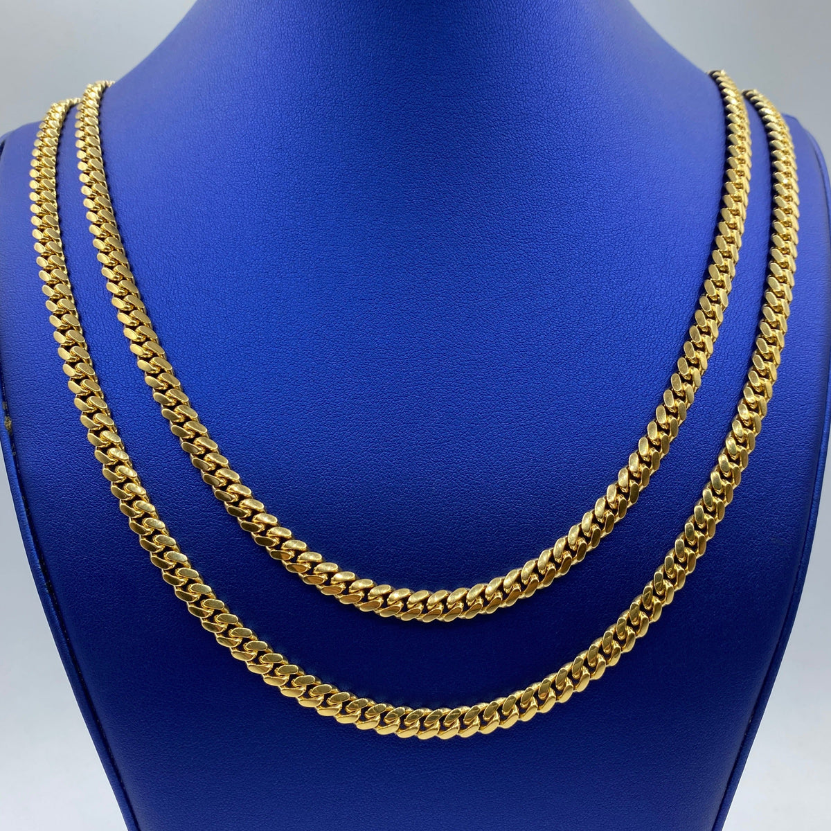 14K Gold 6.2mm Solid Miami Cuban Link Chain 24–26 in - additional product view 2