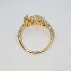 14K Gold Allah Pavé Diamond Ring - additional product view 10