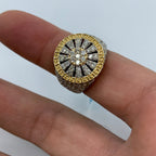 14K Gold Circle Web Diamond Ring - additional product view 6