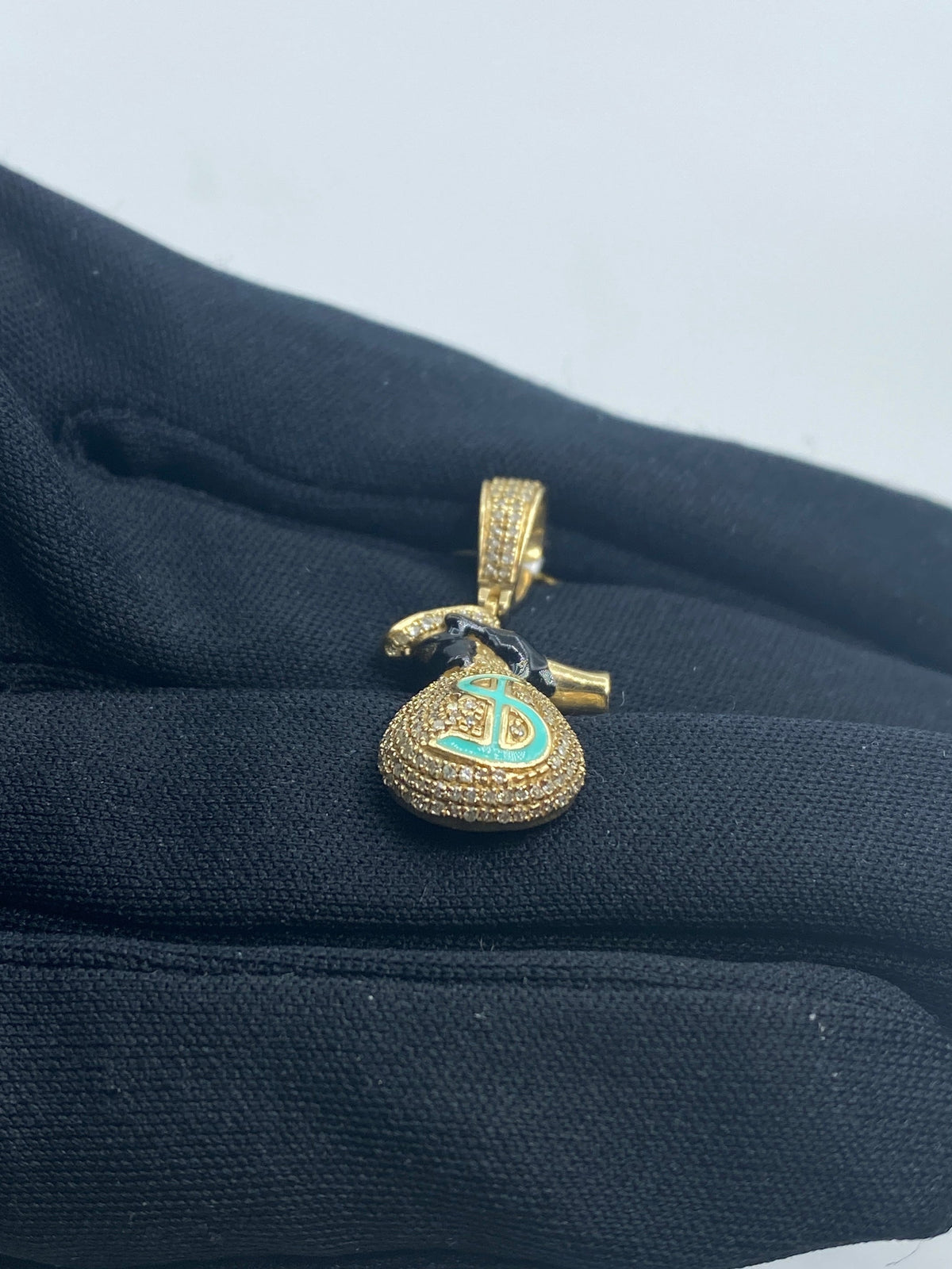 Money Bag Diamond Pendant - additional product view 4