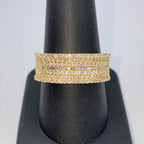 14K Gold Courage Diamond Baguette Stack Ring - additional product view 6