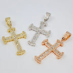 10K Gold Atlanta Cross Diamond Pendant - additional product view 9