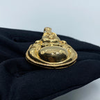 14K Gold Lucky Laughing Buddha Diamond Pendant - additional product view 4
