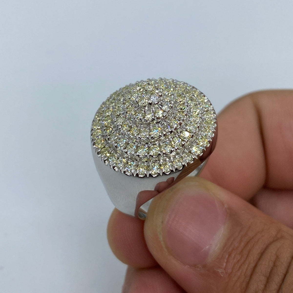 14K Gold Cake Diamond Ring - additional product view 3