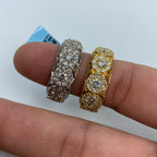 14K Gold Space Flower Diamond Ring 3.5 Ct - additional product view 6