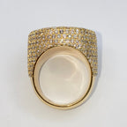 14K Gold Roulette Diamond Ring - additional product view 4