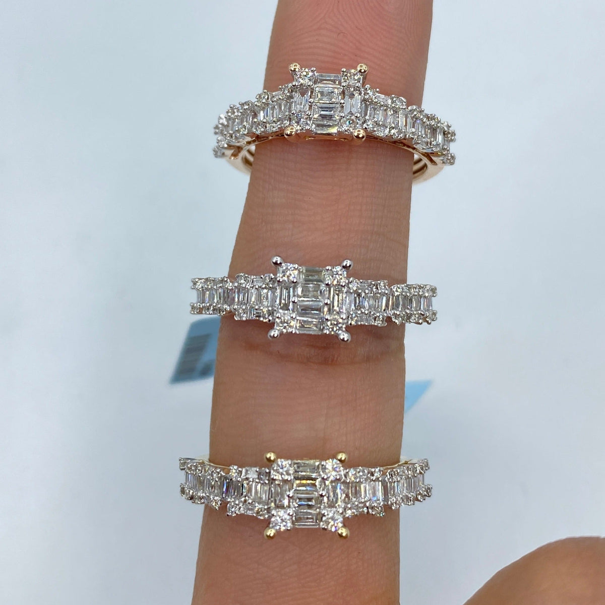 14K Gold Capitol Diamond Baguette Ring - additional product view 2