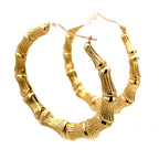 Bamboo Earrings 2.3 in - additional product view 3