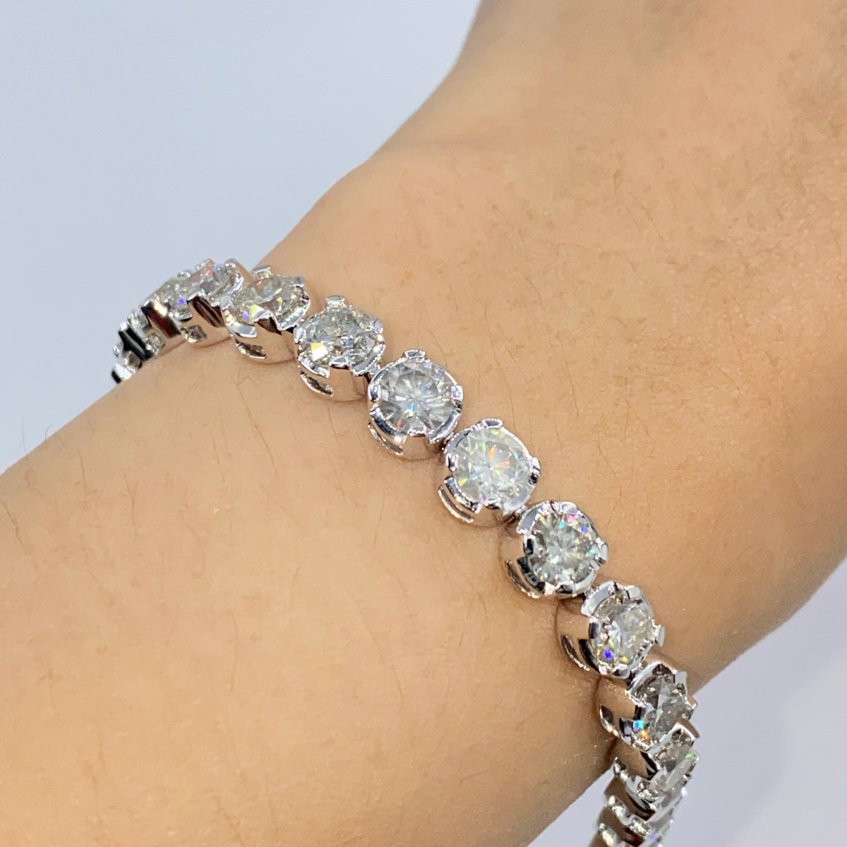 14K Gold Tennis Diamond Bracelet 7 in - additional product view 20