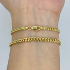 10K Gold Cuban Link Anklet - additional product view 3