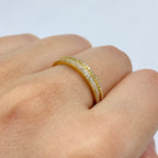 10K Gold Diamond Baguette Band - additional product view 7