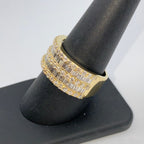 14K Gold 11M Stacked Diamond Baguette Ring - additional product view 7