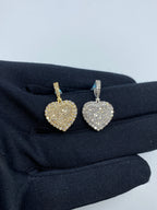 14K Gold Heart Diamond Pendant - additional product view 6