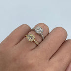 14K Gold Juliet Circle Diamond Engagement Ring - additional product view 6