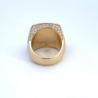 14K Gold Jumbo Square Diamond Ring - additional product view 3