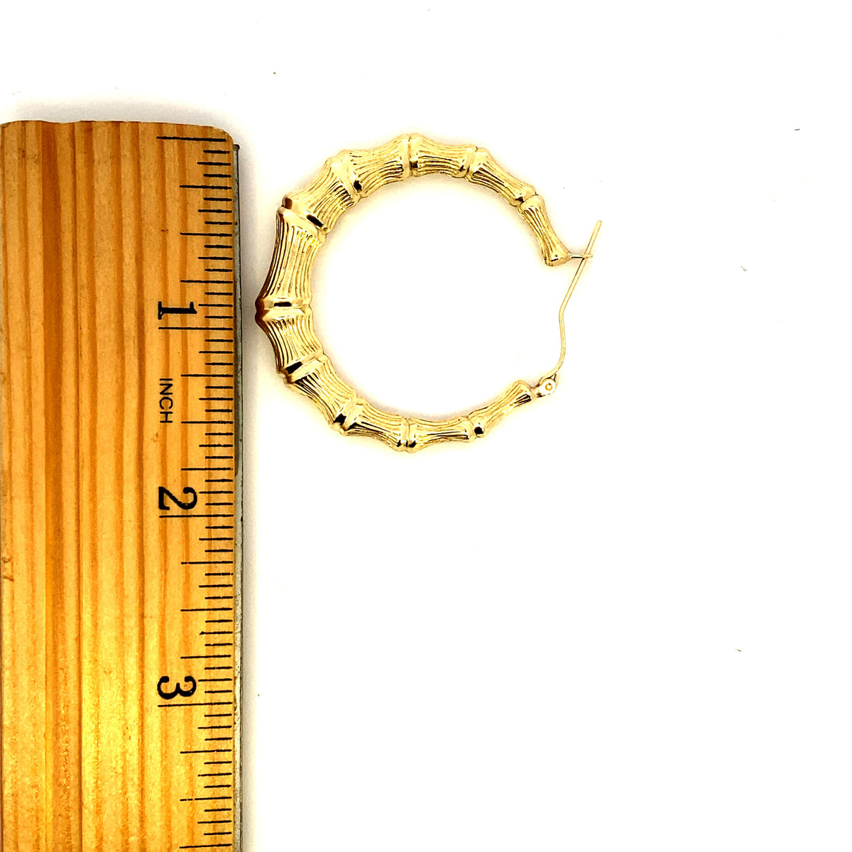 Bamboo Earrings 1.8 in - additional product view 7