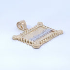 10K Gold Last Supper Pendant - 1.3 in - additional product view 3