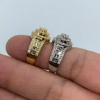 14K Gold Ladies Diamond Baguette Ring - additional product view 6