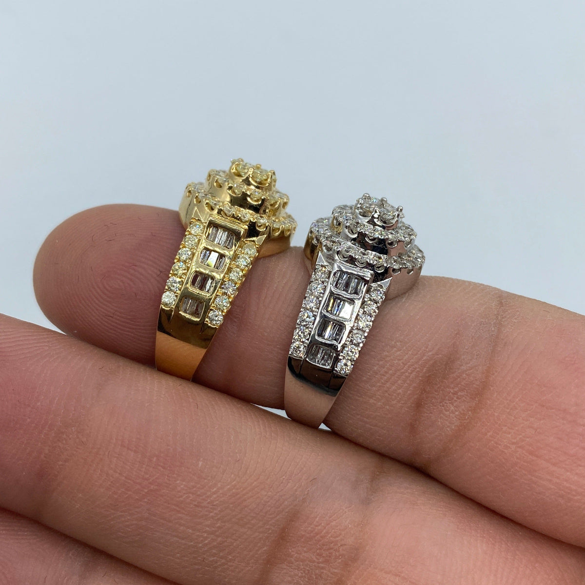 14K Gold Ladies Diamond Baguette Ring - additional product view 6