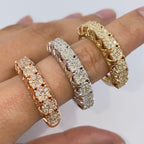 10K Gold 7mm Power Diamond Ring - additional product view 3