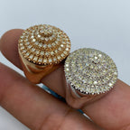 14K Gold Cake Diamond Ring - additional product view 2