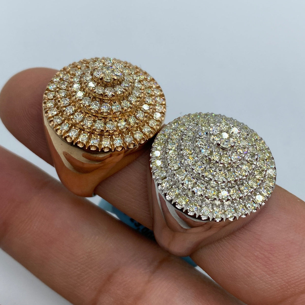 14K Gold Cake Diamond Ring - additional product view 2
