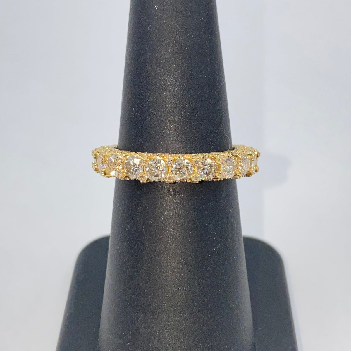 14K Gold 3.3mm Infinity Diamond Ring - additional product view 6