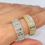 10K Gold/14K Roy Diamond Baguette Ring - additional product view 3