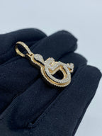 Disabled Wheelchair Handicap Diamond Pendant 1.3 Ct - additional product view 3