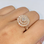 14K Gold 14M Cake Diamond Ring - additional product view 6