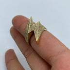 14K Gold Lightning Diamond Ring - additional product view 6