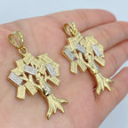 10K Gold Money Tree Pendant - additional product view 5