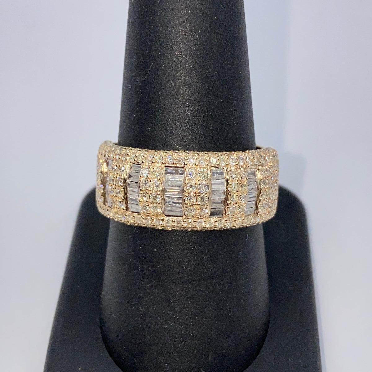 10K Gold Righteous Diamond Baguette Ring - additional product view 7